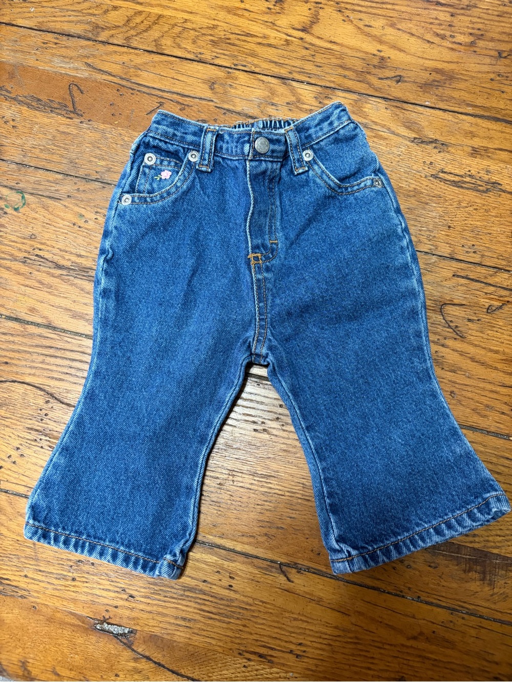 OshKosh B'gosh Dark Blue Toddler Flare Jeans